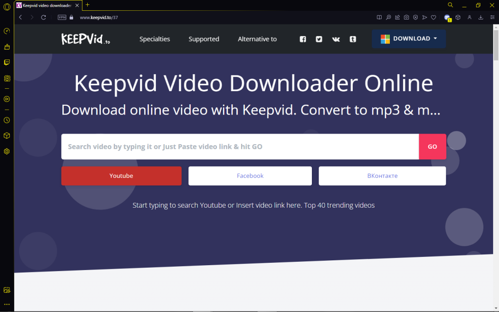 نحوه دانلود از یوتیوب - KeepVid